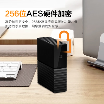 西部數(shù)據(jù)(WD) 12TB 移動(dòng)硬盤(pán) USB3.0 桌面存儲(chǔ) My Book 3.5英寸 大容量機(jī)械硬盤(pán)外置外接加密存儲(chǔ)兼容Mac